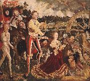 CRANACH, Lucas the Elder The Martyrdom of St Catherine fd oil painting reproduction